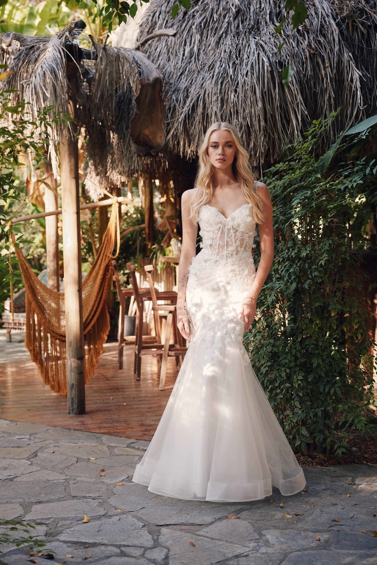 Fitted Lace Mermaid Corset Wedding Gown Jt2469kw with JTJT2469KW