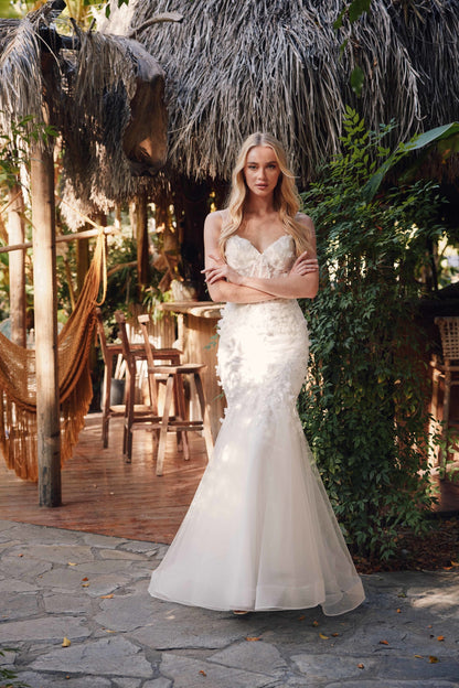 Fitted Lace Mermaid Corset Wedding Gown Jt2469kw with JTJT2469KW