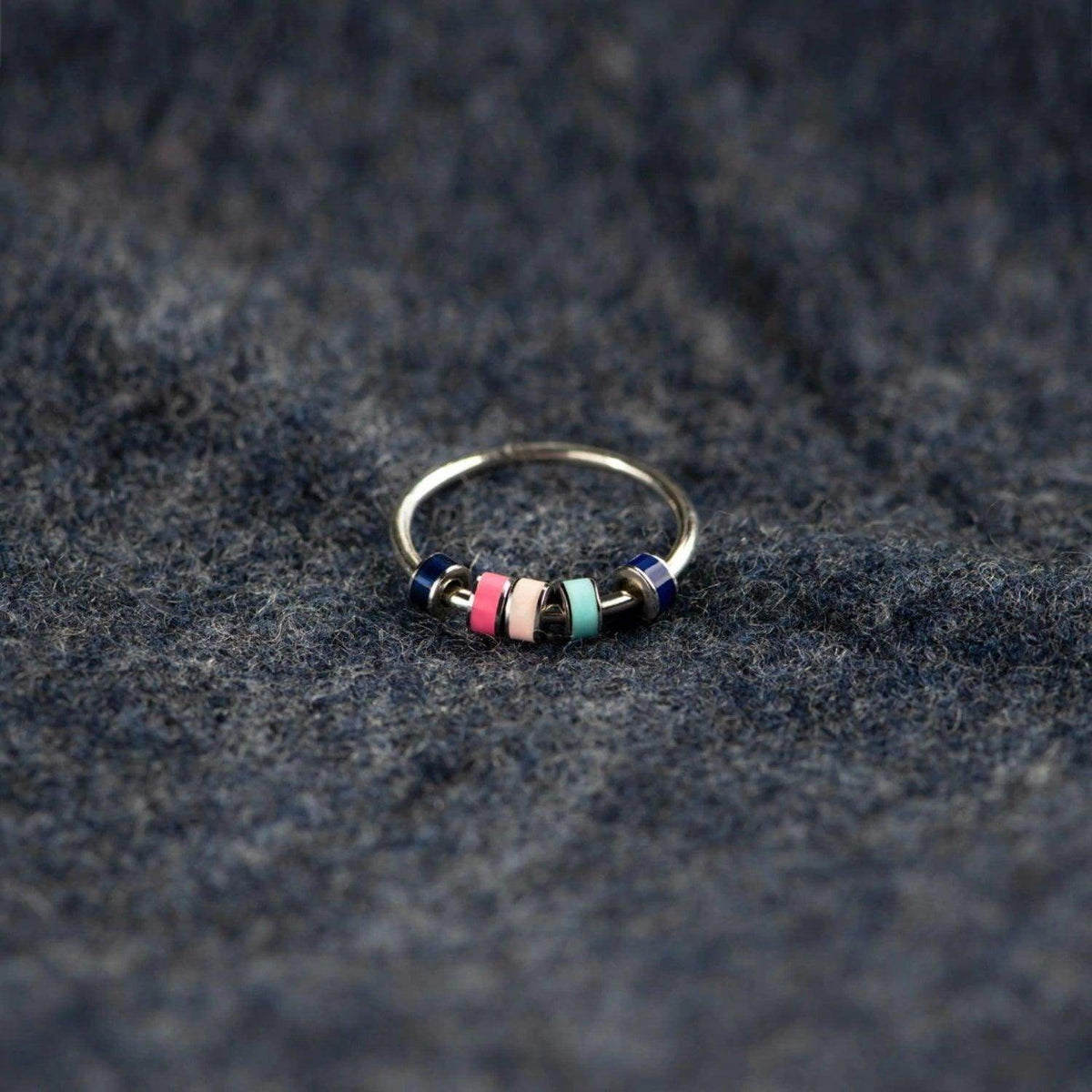 925 Sterling Silver Oil Drip Ring for Elegant Style
