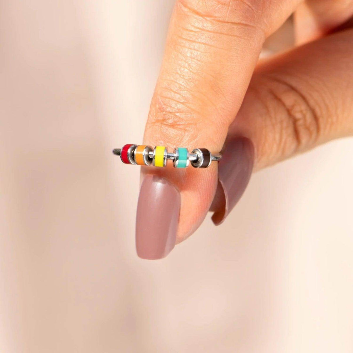 925 Sterling Silver Oil Drip Ring for Elegant Style