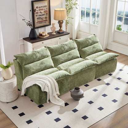 3 Seat Chair Sofa Lounge Chair With Backrest Fully Compressed Sofa