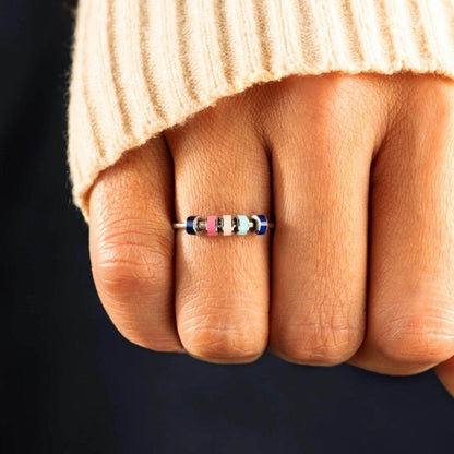 925 Sterling Silver Oil Drip Ring for Elegant Style
