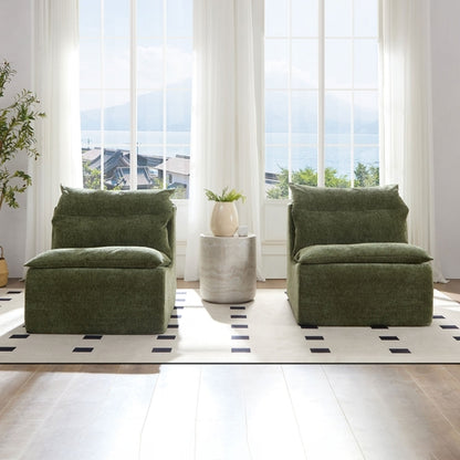 3 Seat Chair Sofa Lounge Chair With Backrest Fully Compressed Sofa
