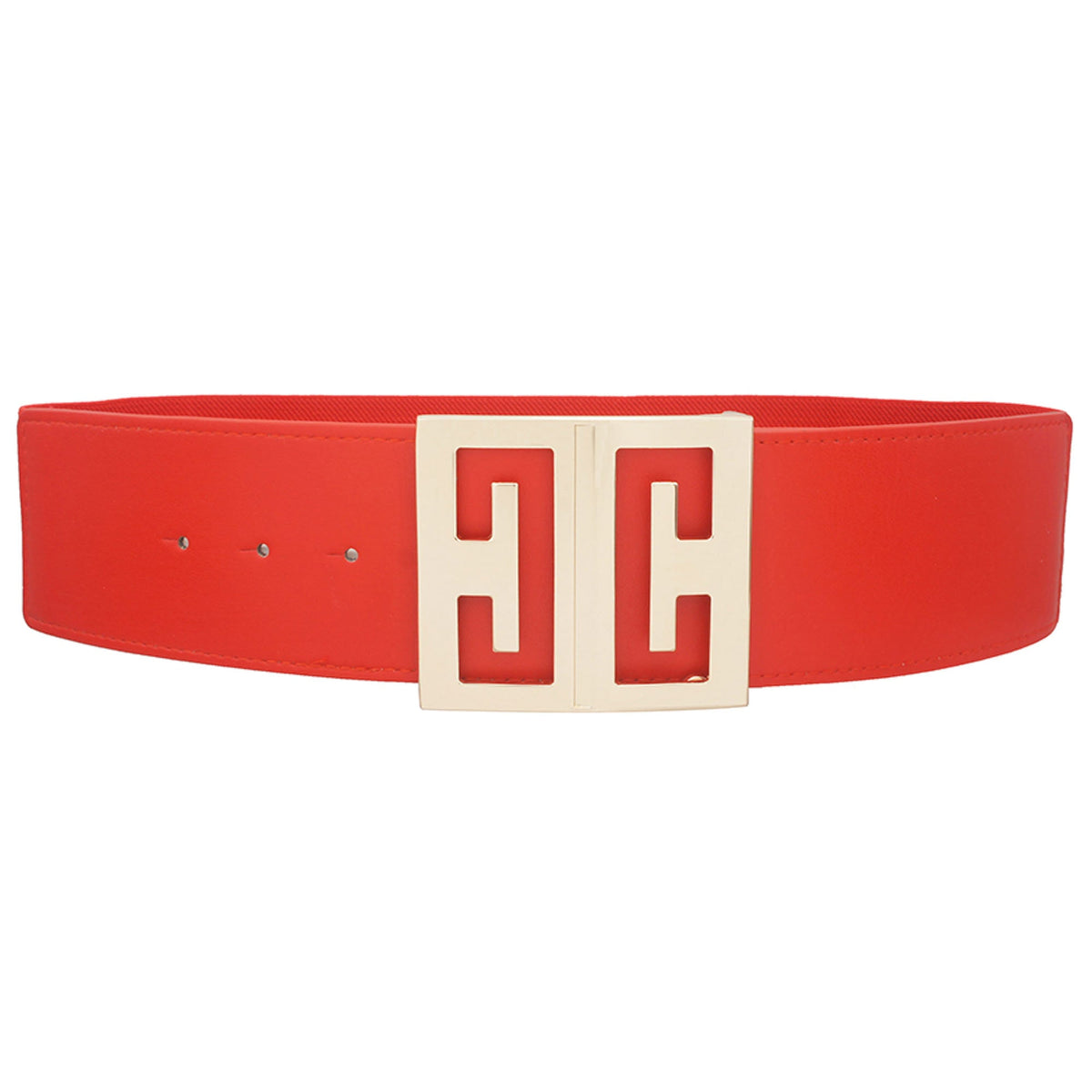 Wide Square Buckle Belt