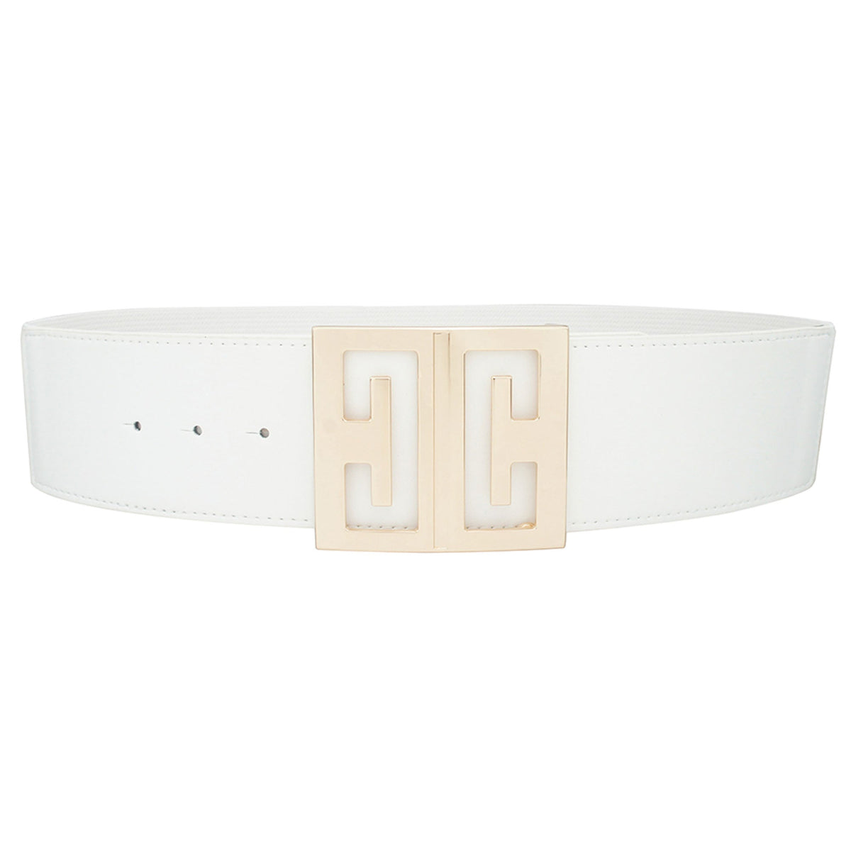 Wide Square Buckle Belt