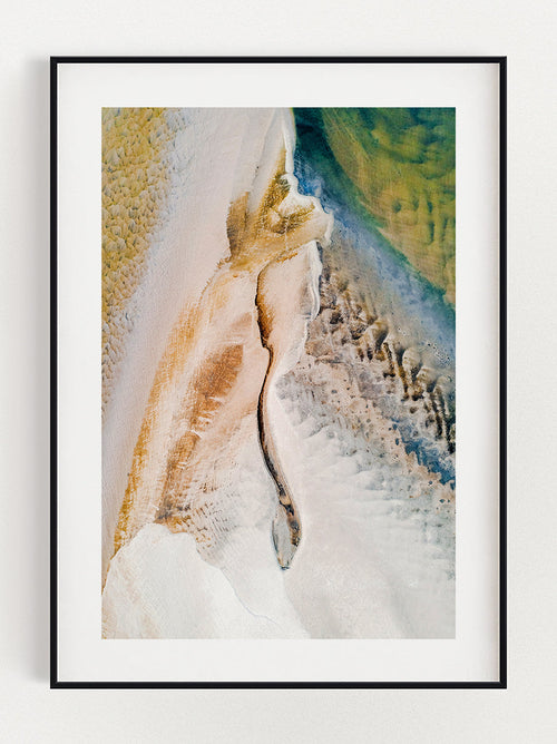 Desert Meets Ocean Poster