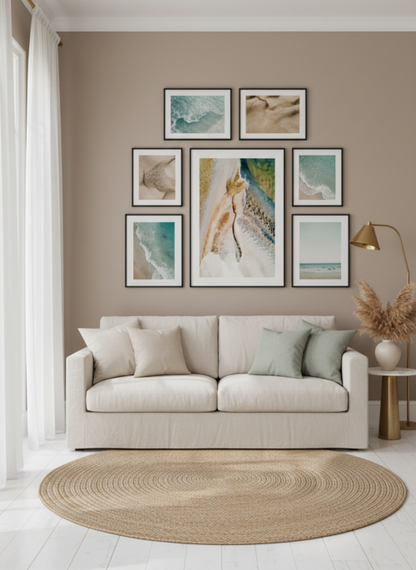 Desert Meets Ocean Poster