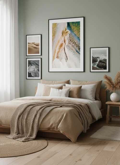 Desert Meets Ocean Poster