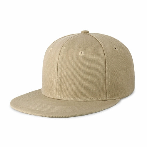 Classic Flat Bill Snapback – Polyester Adjustable Fit & Breathable