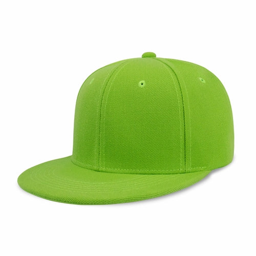 Classic Flat Bill Snapback – Polyester Adjustable Fit & Breathable