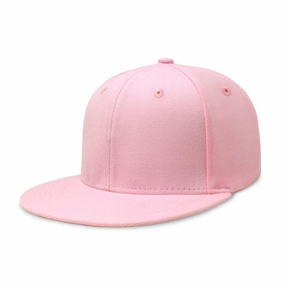 Classic Flat Bill Snapback – Polyester Adjustable Fit & Breathable