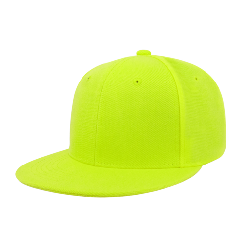 Classic Flat Bill Snapback – Polyester Adjustable Fit & Breathable