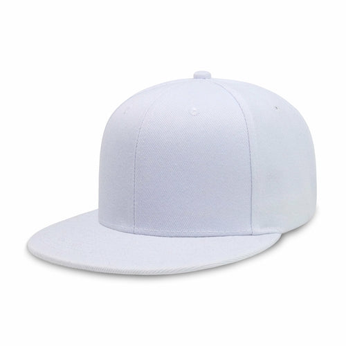 Classic Flat Bill Snapback – Polyester Adjustable Fit & Breathable