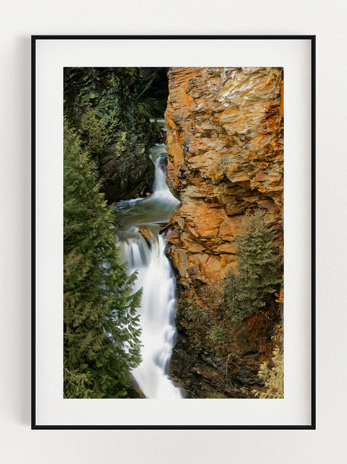 Separated By Waterfall Poster