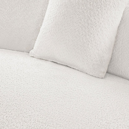 Luxury Modern Style Living Room Upholstery Curved Sofa with Chaise
