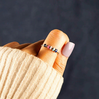 925 Sterling Silver Oil Drip Ring for Elegant Style