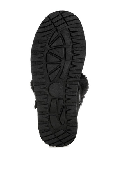 Linka Pin Buckle Detail Snow Boots