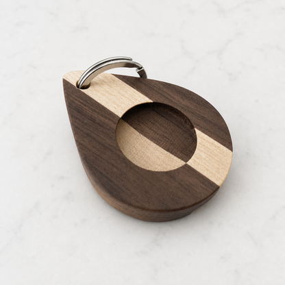 Handcrafted Hardwood AirTag
