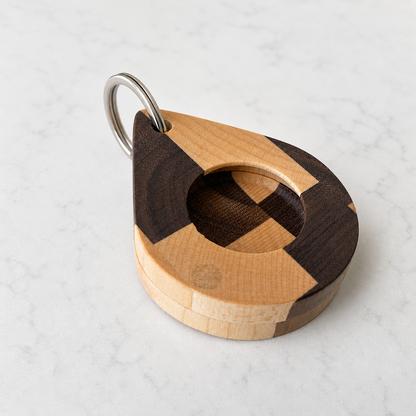 Handcrafted Hardwood AirTag