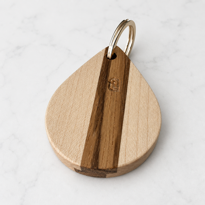 Handcrafted Hardwood AirTag