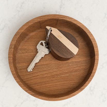 Handcrafted Hardwood AirTag