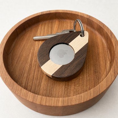 Handcrafted Hardwood AirTag