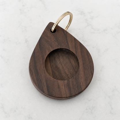 Handcrafted Hardwood AirTag