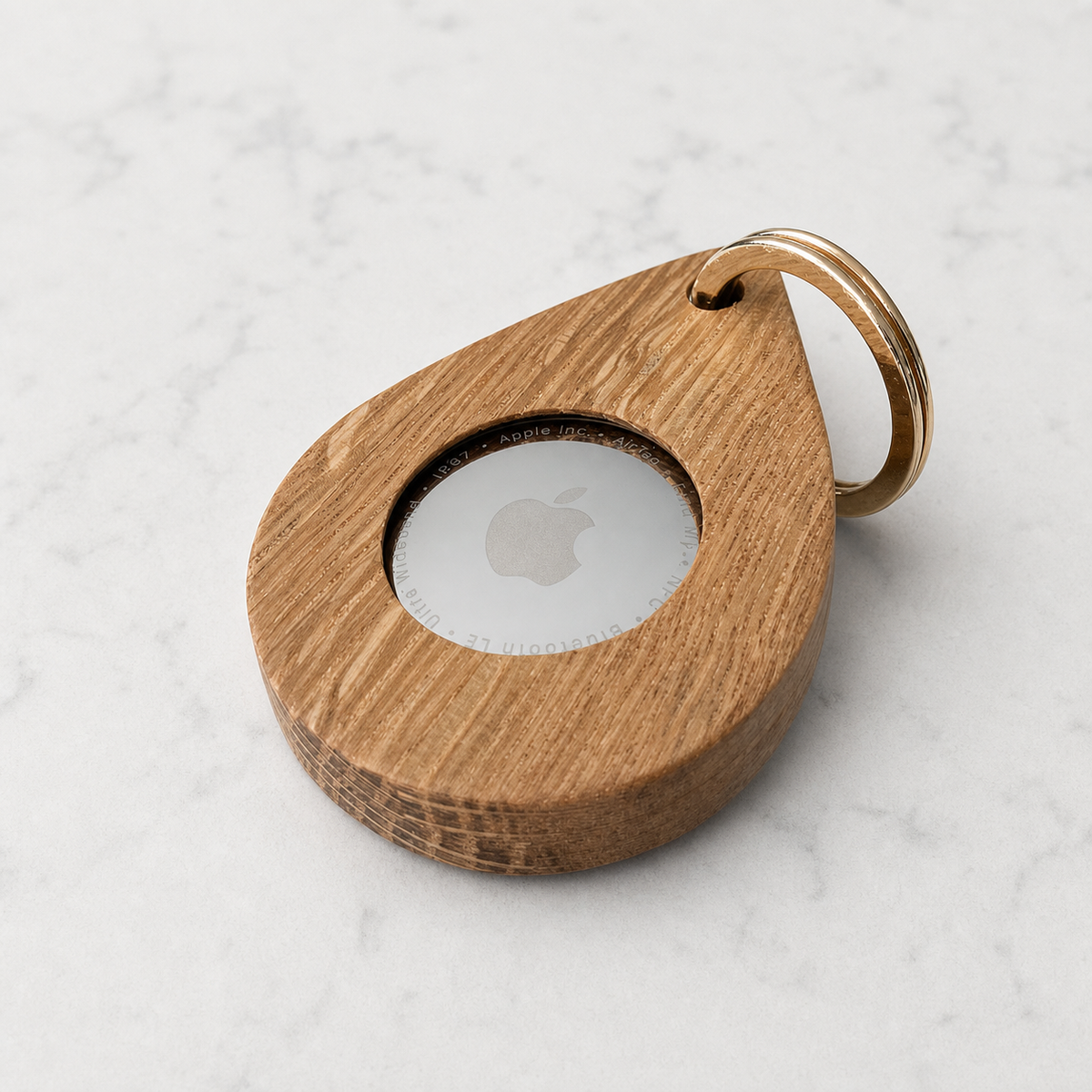 Handcrafted Hardwood AirTag