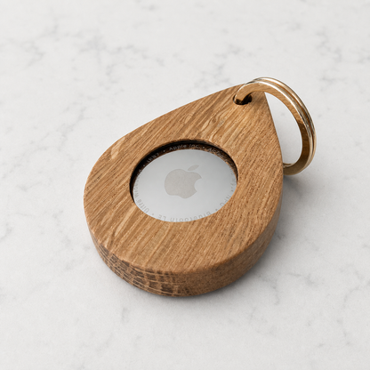 Handcrafted Hardwood AirTag