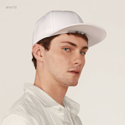 Classic Flat Bill Snapback – Polyester Adjustable Fit & Breathable