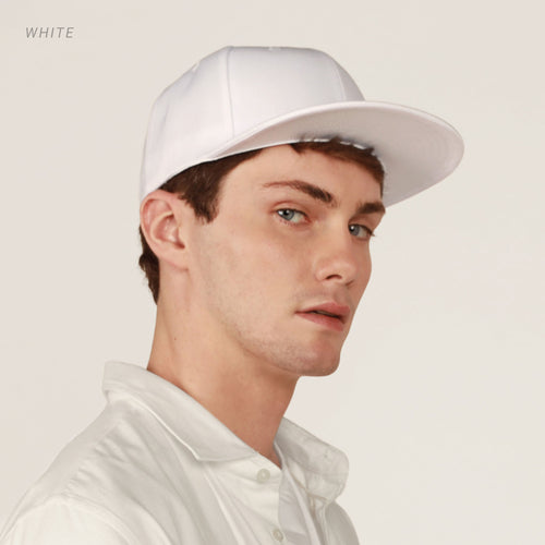 Classic Flat Bill Snapback – Polyester Adjustable Fit & Breathable