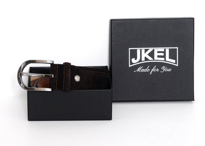 Sagrada Dark Brown Suede Belt
