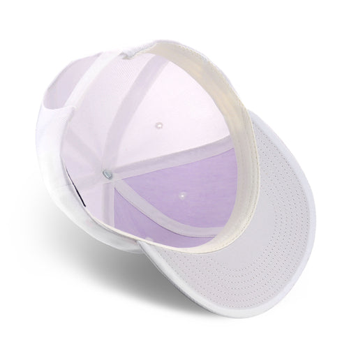 Classic Flat Bill Snapback – Polyester Adjustable Fit & Breathable