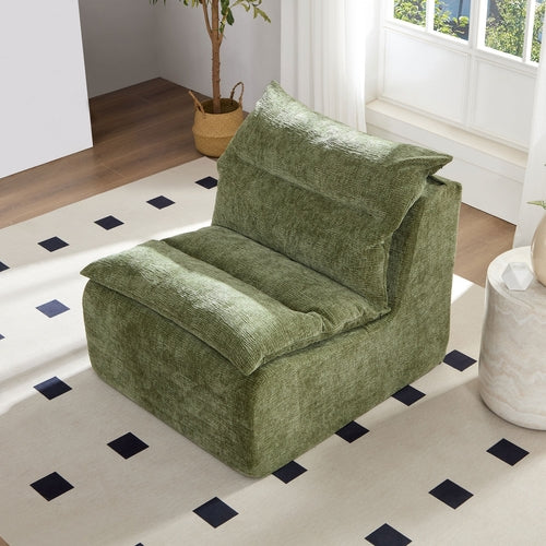 3 Seat Chair Sofa Lounge Chair With Backrest Fully Compressed Sofa
